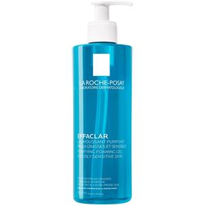 La Roche-Posay Effaclar Gel Detergente Schiumogeno Purificante 400 ml per Pelle Grassa e Sensibile