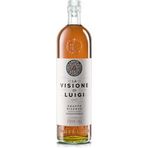 Luigi Francoli - Grappa La Visione di Luigi Riserva 700ml - Grappa Invecchiata Distillazione Ecosostenibile di Vinacce Nebbiolo, Barbera, Dolcetto e Moscato Premio Spirit of the Year 2023-40% vol.