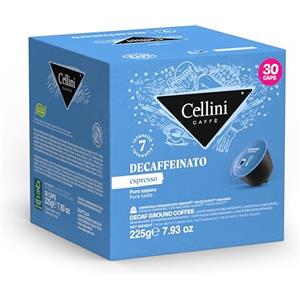 Cellini Caffè Cellini Espresso Decaffeinato Capsule Compatibili Con Nescafè Dolce Gusto 90pz | Caffè dall'aroma intenso e dal gusto pronunciato ed avvolgente