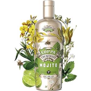 Coppa Cocktails, Mojito, 700 ml, Cocktail iconico, pronto da bere, caraibico, sweet and sour, rum, menta e lime, rinfrescante, 10% Vol.