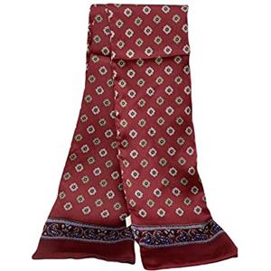 UK_Stone - Foulard in 100% seta, motivo fiori, Paisley, sciarpa da uomo, Taglia unica