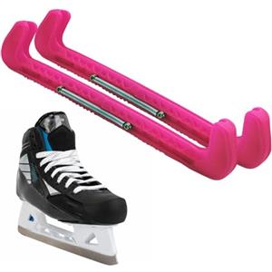 Generic Protezioni per pattini da ghiaccio - Protezioni rigide ad alta resistenza, coperture antiscivolo resistenti all'usura, fibbia regolabile per una vestibilità sicura, per pattinaggio artistico, hockey