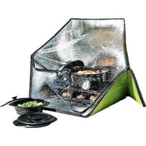 XRNWOHISB Borsa da Forno Solare Portatile Pieghevole, fornello ad energia Solare for Il Riscaldamento degli Alimenti di Emergenza da Viaggio in Campeggio all'aperto (esclusi pentole e Griglie)