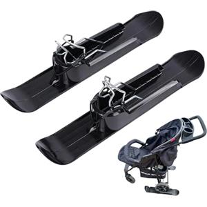 Generic Sci da passeggino - Tavola da sci per monopattino portatile da 20,87 pollici | Passeggino Snowboard, slitta da sci per bambini ragazze bambini inverno all'aperto prato in discesa e sabbia piatta