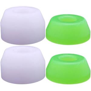 KTUXZCI Set di boccole per camion da skateboard, 4 pezzi essenziali, include boccole superiori e inferiori, prestazioni durevoli per skater, ammortizzatore, spessori, per camion