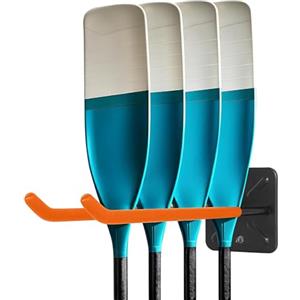 Generic Supporto per tavola da surf, grande capacità, in acciaio al carbonio, organizer da parete, per bapartment sport, sci, paddleboard, canoa, wakeboard, barca, bicicletta, scaletta corda