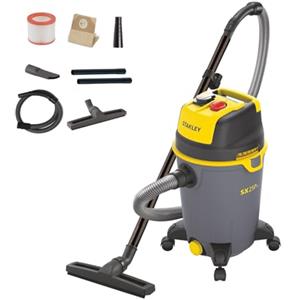 STANLEY Aspiratore Solidi e Liquidi SXVC25PTDE con Presa Elettroutensili (1200 W, 25 l)