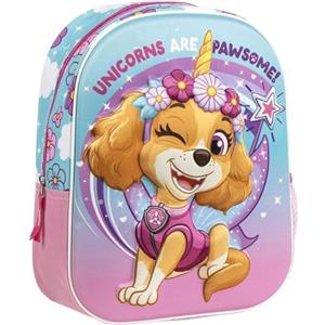 CERDÁ LIFE'S LITTLE MOMENTS Zaino per bambini Paw Patrol Skye Unicorn con design 3D e colori pastello - Zaino scolastico per bambine fan di Paw Patrol ideale per l'asilo nido e i viaggi