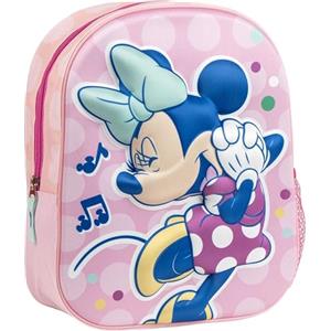 CERDÁ LIFE'S LITTLE MOMENTS Zaino originale Disney Minnie Mouse rosa per bambini con motivo a pois e fiocco verde | Zaino prescolare Minnie leggero e resistente per bambine