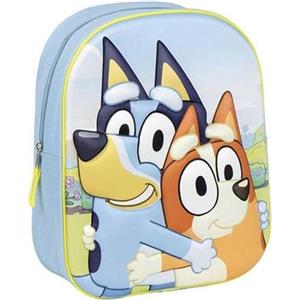 CERDÁ LIFE'S LITTLE MOMENTS Zaino 3D Bluey per bambini con design originale e rilievi realistici per ragazzi e ragazze | Zaino scolastico Bluey con ampio spazio e spallacci regolabili, licenza ufficiale e design unico