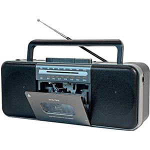 WIITHINK Lettore di cassette, registratore di cassette, registrazione radio AM/FM/SW su cassetta/USB, convertitore da cassetta a MP3, con Bluetooth, grande altoparlante da 10 W, portatile