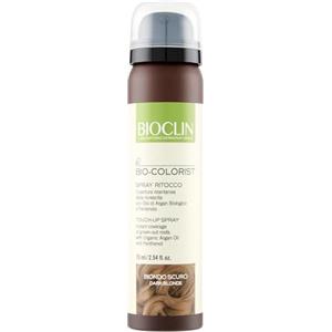 IST.GANASSINI SpA Bioclin Bio-Colorist Spray Ritocco Biondo Scuro 75ml - Copertura Istantanea dei Capelli Bianchi con Olio di Argan