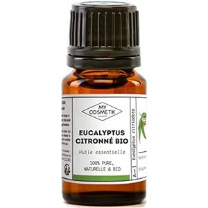 MY COSMETIK - Olio essenziale di eucalipto limone biologico - Da agricoltura biologica - Chemiotipizzato HEBBD/HECT - 100% puro e naturale - Certificato ECOCERT - Prodotto in Francia - 30 ml