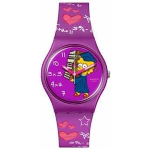 Swatch Class Act SO28Z118, viola, striscia