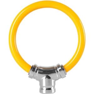 Axorafow Cavo antifurto in acciaio da 90 mm per scooter X Lock - Touch per lucchetto - sicuro senza chiave per E-For bike 24 mm - compatto 140 mm versatile (arancione)