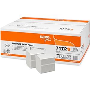 SGWEB Professional Carta Igienica Interfogliata 40 Confezioni da 225 Fogli Morbida e Resistente per Dispenser Totale 9000 Pezzi ideale per Uffici e Ristoranti High Quality