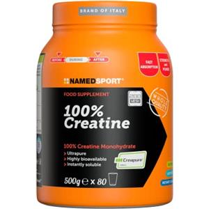 NAMEDSPORT SUPERFOOD Creatina Monoidrato Pura | Incrementa le Prestazioni Fisiche | Creatina Pura per Bodybuilding, Crossfit e Sport di Potenza | Integratori per il Fitness | Polvere 500g 200 Mesh