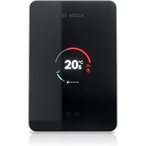 Bosch Thermotechnik Bosch Termostato smart WiFi EasyControl CT 200 nero per caldaie Bosch - Controllo temperatura tramite App