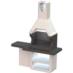SAROM BARBECUE GARDEN GRILL CARBONELLA/LEGNA/CON PRATICO RIPIANO