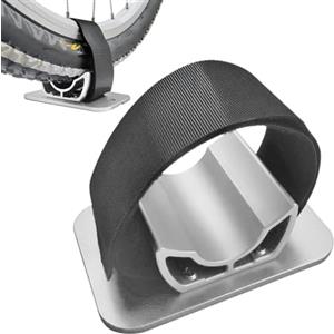 Générique Supporto Per Auto Per Bici - Fissaggio Ruota Posteriore In Alluminio E Nylon 108 X 75 X 35 Mm | Portabici Da Tetto Per Ruota | Di Montaggio Della Bicicletta Per Portapacchi V