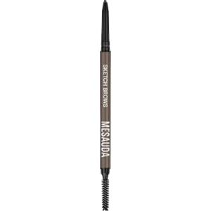 Mesauda Sketch Brows - Matita Automatica Waterproof per Sopracciglia N. 102 Brunette con Mina Slim