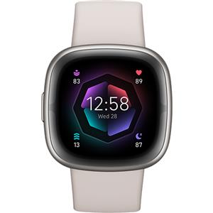 Google Fitbit Sense 2 - Lunar White/Platinum Aluminum EU