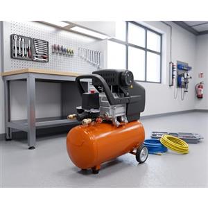 Ambra Compressore ad Olio Handy 24 LT - 2 HP - 8 Bar - 1500 W -230V