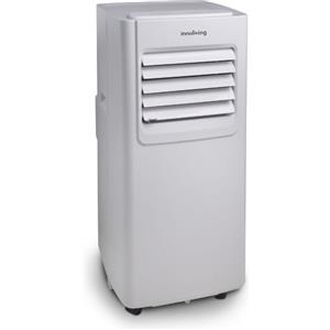 Innoliving Condizionatore Portatile 7000 BTU Classe A con Funzioni Raffreddamento, Ventilazione e Deumidificazione, Timer 24h, Telecomando e Display LED, Bianco