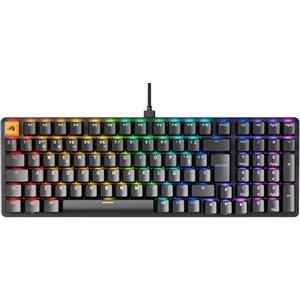 GLORIOUS Gaming GMMK 2 Full Size (96%) - Tastiera da gaming meccanica, struttura in alluminio, personalizzabile, tasti a doppia iniezione, Fox Switches, RGB, layout QWERTY spagnolo - Nero