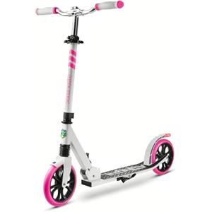 SereneLife Monopattino, Monopattino Bambini da 8 Anni, 2 Ruote con Manubrio Regolabile, Adulti e Adolescenti, Antiscivolo, Monopattino Pieghevole, Monopattino a Spinta e Portatile con Tracolla