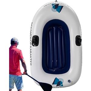 Yabiue Barche Pneumatiche Gonfiabili per Adulti | Canoa Galleggiante,Canotto Dinghy Gonfiabile Portatile per Adulti | Per Lago Spiaggia Fiume E Nuoto Campeggio Outdoor E Viaggio