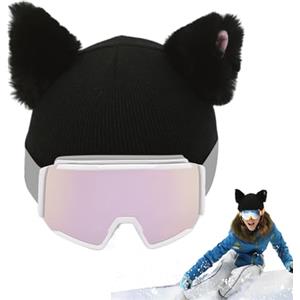 Generisch Copertura in peluche | Copricasco in flanella - Materiale in seta lattea - Dimensioni - Bellissime coperture da sci per ciclismo, sci e sport all'aria aperta