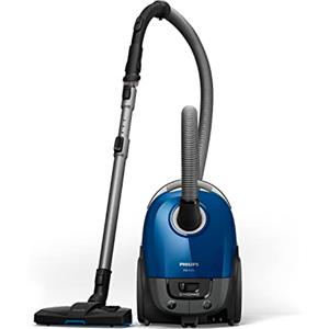 Philips Serie 3000 Aspirapolvere con Sacco, Motore da 900 W, tecnologia AirflowMax, capacità di cattura del 99,9% della polvere, filtro anti-allergico HEPA, raggio d'azione di 9 metri (XD3110/09)