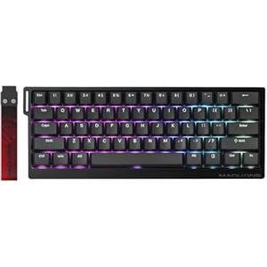 MADLIONS MAD60 HE [Edizione Esport Pro] | Tastiera Gaming Magnetica 60% | Wooting Killer | Rapid Trigger 8000Hz 0.125ms | Configurazione Web Driver | RGB Chroma | Layout US | Nero