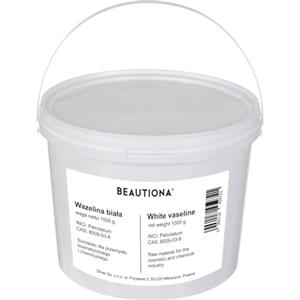 BEAUTIONA Vaselina, barattolo da 1 kg, per cosmetici e cura della pelle, idratante, protettivo, ipoallergenico, inodore, ideale per unguenti fai da te, tatuaggi, scrub