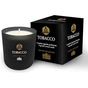 Cereria Di Giorgio - Candela Profumata in Cera Vegetale - Made In Italy - Aromaterapia Private Collection - Tobacco - Durata 44 ore