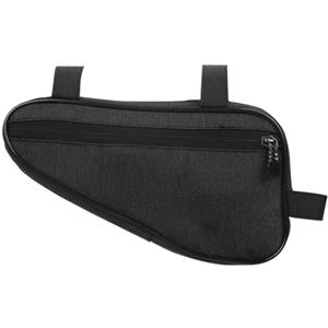 Axorafow Borsa triangolare per biciclette elettriche, in nylon impermeabile, 26 x 14 x 6 cm, adatta per mountain bike e bici da strada, porta attrezzi e telefono, colore nero