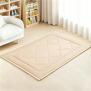 Herenear Tappetino con Nastri, 30 x 20 x 8 cm, per Tende da Interno, Tende da Gioco Bambini, Casette da Gioco, Comodo Tappeto da Gioco in Cotone (Tappetino da tenda in cotone)