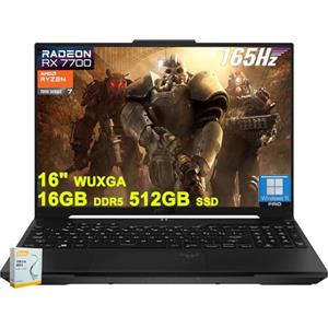 ASUS TUF Gaming A16 Laptop | 16 WUXGA 165Hz 100% sRGB | AMD 8-core Ryzen 7 7735HS | 16GB DDR5 512GB SSD | Radeon RX7700S 8GB Graphic (>RTX4060) | USB 4 Win11Pro di tipo C retroilluminato con