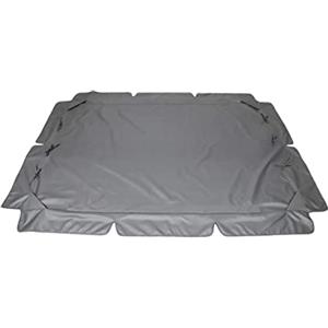 Odoukey Tettuccio di Ricambio per Sedia a Dondolo a 3 posti, Copertura per tettuccio per Sedile da Altalena da Giardino, Ricambio Impermeabile antistrappo per Amaca da Giardino, Grigio