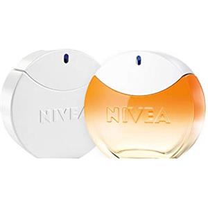 NIVEA Eau de Toilette Profumo da Donna, 2 x 30ml, Confezione Regalo Con SUN EdT e EdT, Profumo di Crema Solare e Creme