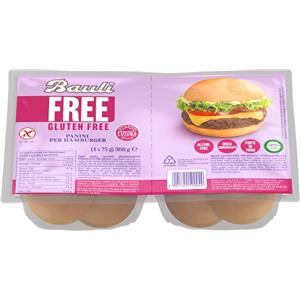Doria Panini Hamburger Soffici e Gustosi - 4 Pezzi da 75g