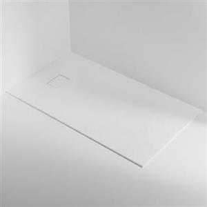 Taco Piatto doccia in resina 70x140 cm SMC effetto pietra colore bianco CUBA