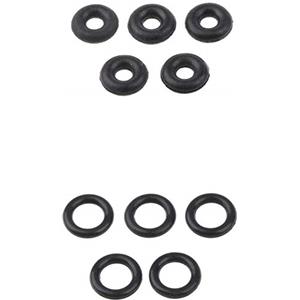 SGERSTE - Guarnizione in gomma per fornelli a gas, guarnizione ad anello a tenuta stagna, 5 mm e 12 mm, 10 pezzi
