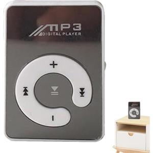 Mbiyhgta Lettore MP3: supporta lettore musicale da 8 GB, lettore MP3 portatile | Lettore MP3 portatile lettore musicale MP3 clip per lettore MP3, morsetti a 6 colori Lettore MP3 con cavo USB Auricolare