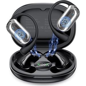 EUQQ AI Cuffie Traduzione Simultanea in 188 Lingue , 2026 4 in1 Auricolari Traduttore Vocale Istantaneo Multilingue,Bluetooth 6.1 Wireless 60 ore con ENC Mics, Cuffie Traduzione Adatto per affari, viaggi