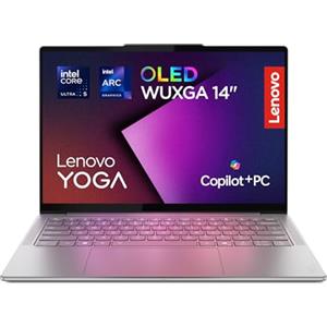 Lenovo Yoga Slim 7i Aura Edition Copilot+ PC Notebook 14'' OLED, Intel Core Ultra 5 226V, 16GB RAM LPDDR5X, 512GB SSD, WiFi 7, Windows 11 Home, Laptop Sottile per Lavoro, Studio e Creatività
