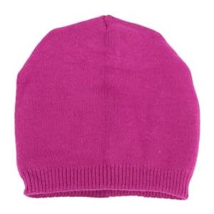 QUEEN HELENA Cappello Invernale Zuccotto Berretto Tinta Unita a Cuffia Casual Donna CP308 (IT, Testo, Taglia Unica, Viola)