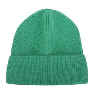 QUEEN HELENA Cappello Invernale Caldo Berretto Semplice Casual Zuccotto Donna CP301 (IT, Testo, Taglia Unica, Verde)