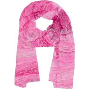 QUEEN HELENA Sciarpa Leggera Foulard Morbido Stola Fina Girocollo Casual Donna SC024-6 (Fucsia)